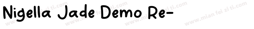 Nigella Jade Demo Re字体转换